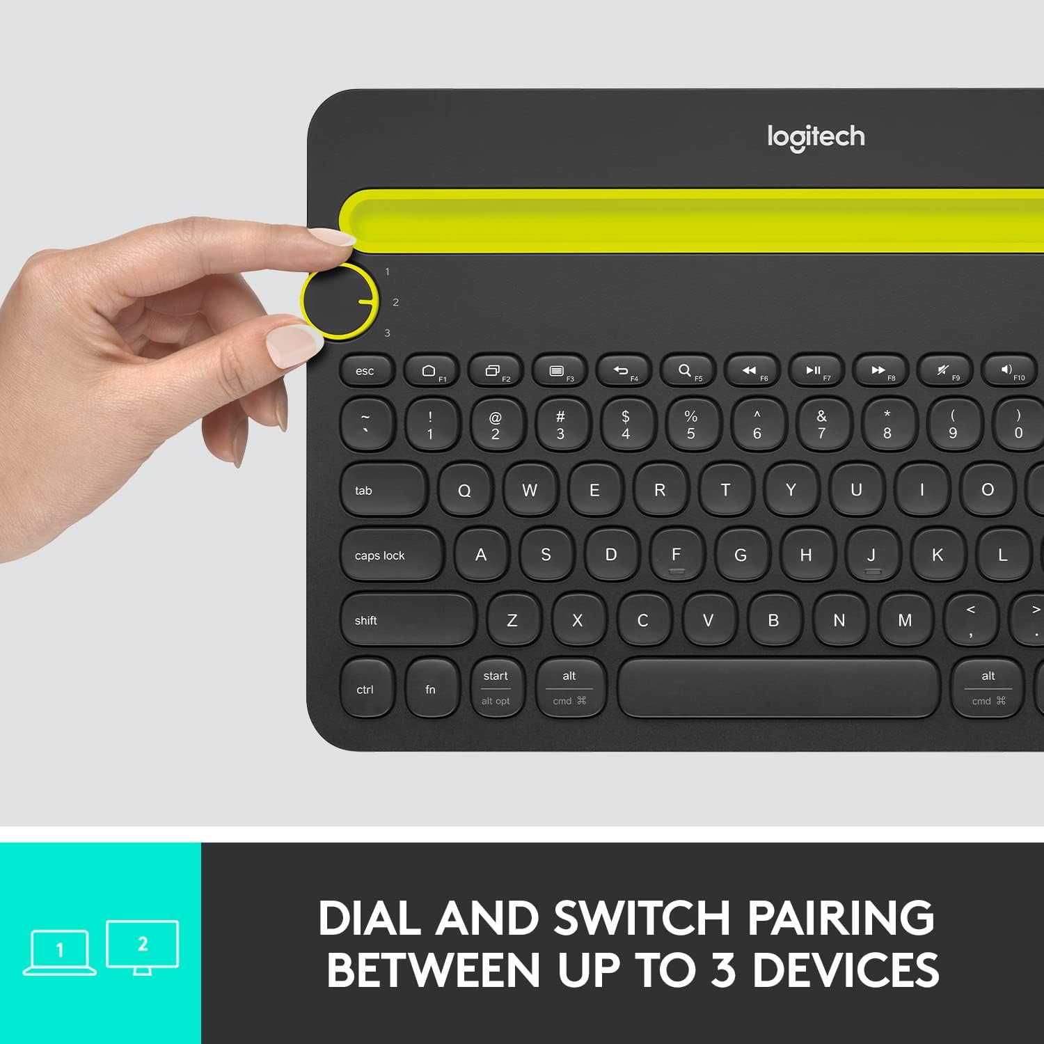  Logitech K480 Wireless Multi-Device Keyboard